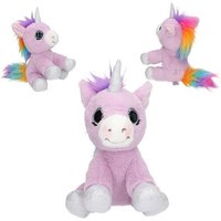 DEPESCHE 11687 Ylvi Plüsch Einhorn lila 21 cm von DEPESCHE YLVI AND THE MINIMOOMIS