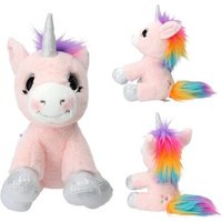 DEPESCHE 12278 Ylvi Plüsch Einhorn rosa 21 cm von DEPESCHE YLVI AND THE MINIMOOMIS
