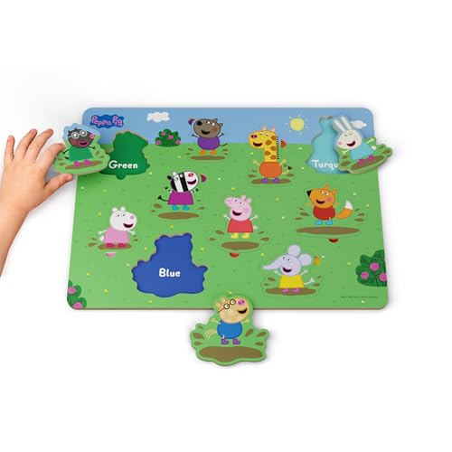 DEQUBE 921D00065 Peppa Wutz Holzpuzzle von DEQUBE