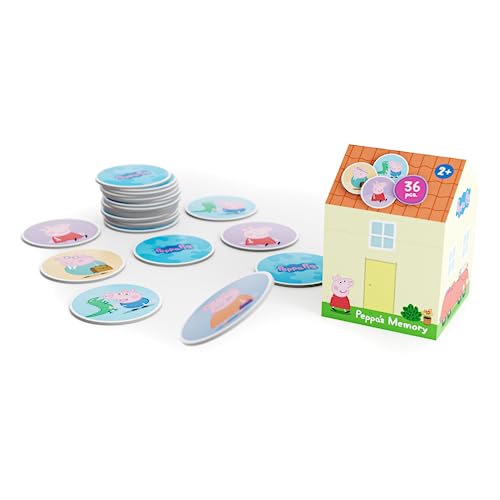 DEQUBE 921D00068 Peppa Pig Memory-Spiel von DEQUBE