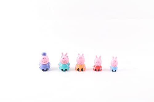Peppa Pig – Set mit 5 Fingerpuppen, Peppa Pig – Wasser- und Badespielzeug, ab 3 Jahren (DeQube 919D00049) von DQB DeQUBE
