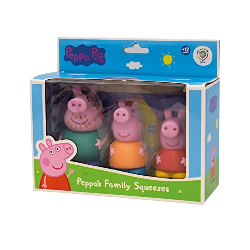 Peppa Wutz 919D00046 Badespielzeug, 3 Stück von DEQUBE