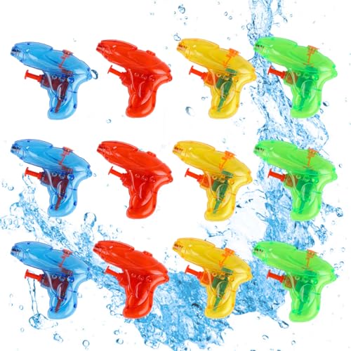 DERAYEE 12 Stück wasserpistole klein,Wasserspritzpistolen,Spritzpistole,Mini Wasserpistolen,Sommer Spielzeug Garten Pool Party Mitgebsel für Kinder,Sommer DERAYEE 12 Stück wasserpistole klein,Wasserspritzpistolen,Spritzpistole,Mini Wasserpistolen,Sommer Spielzeug Garten Pool Party Mitgebsel für Kinder,Sommer von DERAYEE