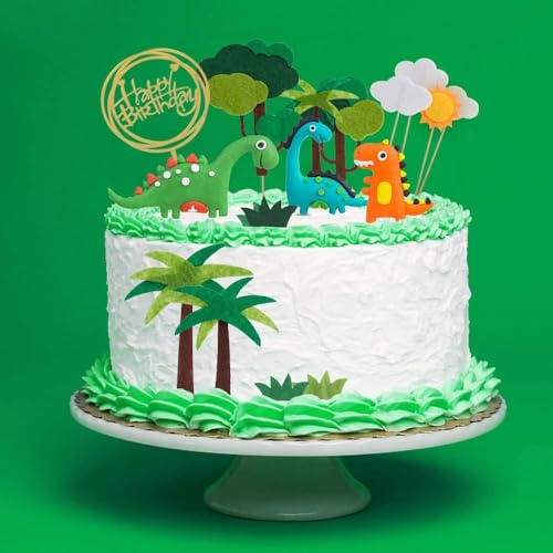 DERAYEE 13PC 3D Dino Geburtstag deko,Dinosaurier Kuchen Topper CupcakeTortendeko für Kinder Geburtstag Junge Party DERAYEE 13PC 3D Dino Geburtstag deko,Dinosaurier Kuchen Topper CupcakeTortendeko für Kinder Geburtstag Junge Party von DERAYEE