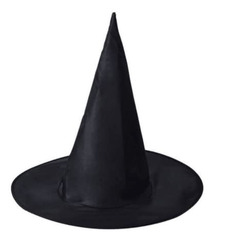 DERAYEE 2 Stück Schwarzer Hexenhut 38x36cm für Kinder,Mädchen,Jungen,Erwachsene,Kostümparty, Halloween,Cosplay,Geburtstag DERAYEE 2 Stück Schwarzer Hexenhut 38x36cm für Kinder,Mädchen,Jungen,Erwachsene,Kostümparty, Halloween,Cosplay,Geburtstag von DERAYEE
