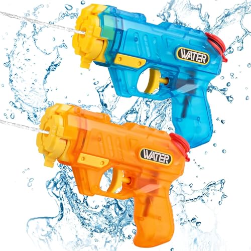 DERAYEE 2 Stück Wasserpistole,Wasserspritzpistolen,Sommer Spielzeug Garten Pool Spielzeug Party Mitgebsel für Kinder von DERAYEE