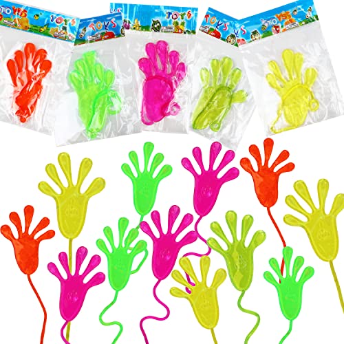 DERAYEE 24 Stück klatschen Spielzeug, Bunte Klebrigkeit klatschhand Mitgebsel für Kinder DERAYEE 24 Stück klatschen Spielzeug, Bunte Klebrigkeit klatschhand Mitgebsel für Kinder von DERAYEE