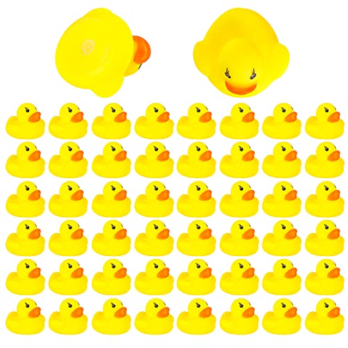 DERAYEE 50 Stück Gelbe Mini Badeenten Schwimmendes Schwimmendes Badespielzeug Set klassisches Quietscheentchen für Kinder Dusch Geburtstags Partyartikel DERAYEE 50 Stück Gelbe Mini Badeenten Schwimmendes Schwimmendes Badespielzeug Set klassisches Quietscheentchen für Kinder Dusch Geburtstags Partyartikel von DERAYEE