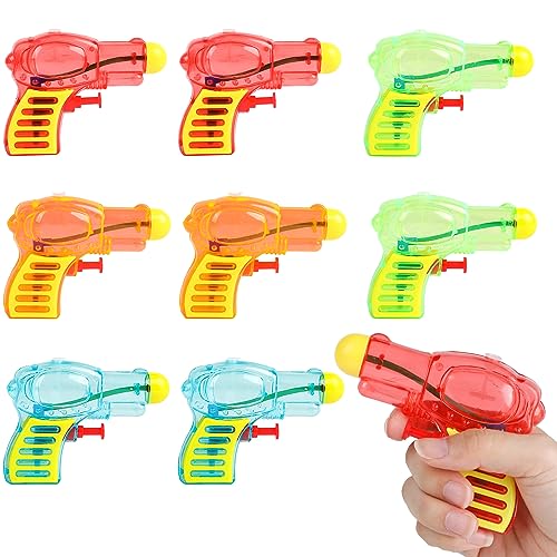DERAYEE 8 Stück Kleine Wasserpistolen Spielzeuge Mini Wasserpistolen Wasserkampf für Kinder Sommer Pool Strand Wasserkampf (8) DERAYEE 8 Stück Kleine Wasserpistolen Spielzeuge Mini Wasserpistolen Wasserkampf für Kinder Sommer Pool Strand Wasserkampf (8) von DERAYEE