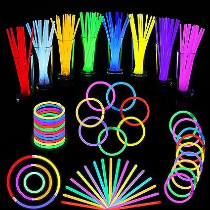 DERAYEE Leuchtendes Armband, fluoreszierend, 50 Stück, für Kinder, Erwachsene, Dekoration, Geburtstag, Hochzeit, Party DERAYEE Leuchtendes Armband, fluoreszierend, 50 Stück, für Kinder, Erwachsene, Dekoration, Geburtstag, Hochzeit, Party von DERAYEE