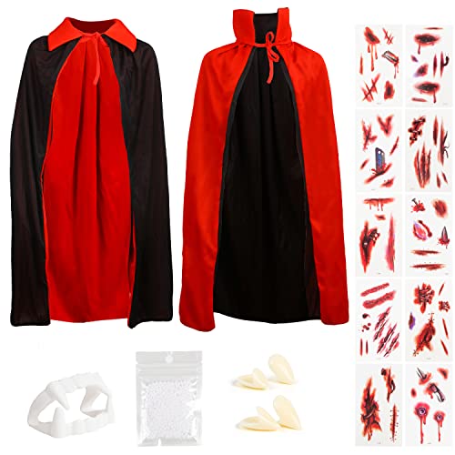 DERAYEE Vampir Kostüm Kinder Set, Halloween Kostüm Mit Tattoo Gesicht DERAYEE Vampir Kostüm Kinder Set, Halloween Kostüm Mit Tattoo Gesicht von DERAYEE