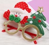 DERAYEE Weihnachtsbrille, 6 Stück Weihnachtsbrillen, Weihnachten Brille Rahmen für Deko Weihnachten DERAYEE Weihnachtsbrille, 6 Stück Weihnachtsbrillen, Weihnachten Brille Rahmen für Deko Weihnachten von DERAYEE