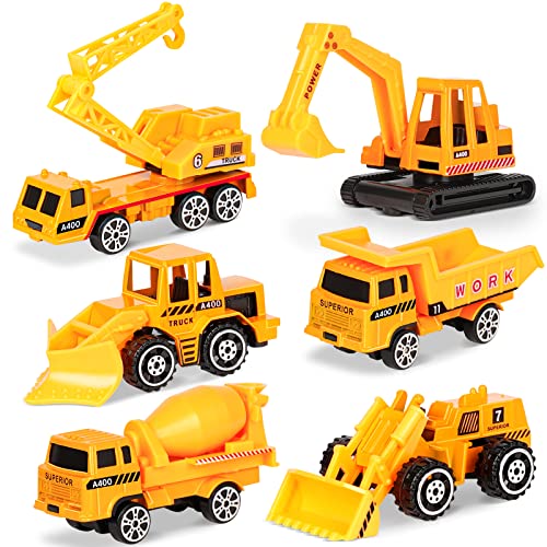 Dreamon Spielzeugautos Bagger Baustellenfahrzeuge Kinder Lastwagen LKW Baufahrzeuge Fahrzeuge Spielzeug Set Mini Cars für Kinder ab 3 Jahren,6 Pcs Weihnachten Geschenke Dreamon Spielzeugautos Bagger Baustellenfahrzeuge Kinder Lastwagen LKW Baufahrzeuge Fahrzeuge Spielzeug Set Mini Cars für Kinder ab 3 Jahren,6 Pcs Weihnachten Geschenke von Dreamon