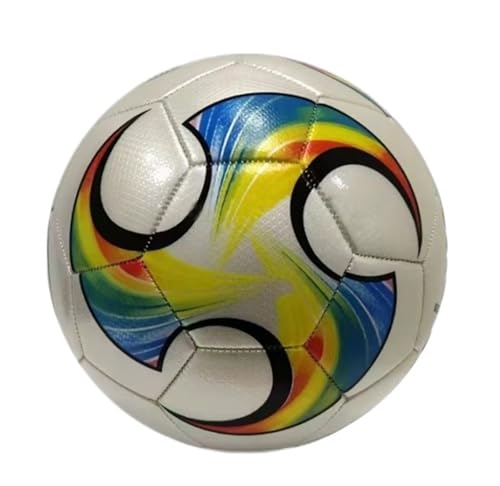 DETPWVWB Double Mirror 5 PU-Maschinengenähter Fußball – Hochwertiger Trainings- und Spielfußball for Erwachsene von DETPWVWB