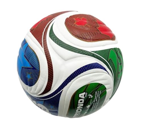 DETPWVWB Premium Hot Bonded Fußball for Schule und Training – Offizieller Fußball in WM-Qualität, Größe 5 von DETPWVWB