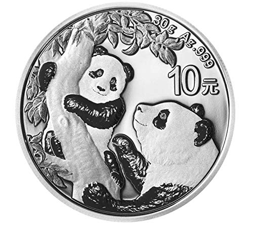 DEUTSCHER MÜNZEXPRESS 1 Unze China Panda 2021 | Silbermünze | Anlageklassiker | Feinsilber | Anlagemünze von DEUTSCHER MÜNZEXPRESS