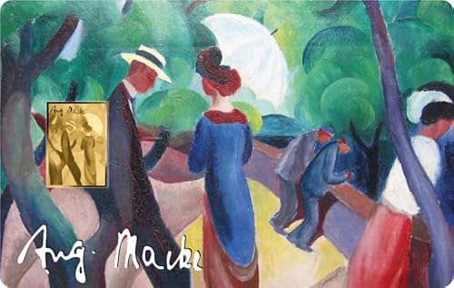DEUTSCHER MÜNZEXPRESS August Macke | Promenade | Feingoldbarren | Mehrwertsteuerfrei | In Coincard | Mit Echtheitszertifikat von DEUTSCHER MÜNZEXPRESS