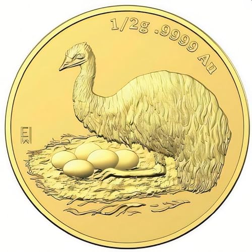 DEUTSCHER MÜNZEXPRESS Australien Mini Emu 2023 | Feingold | Mini Money | Sammlermünze | Mehrwertsteuerfrei | von DEUTSCHER MÜNZEXPRESS