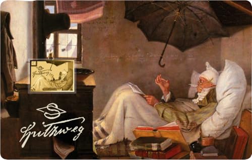 DEUTSCHER MÜNZEXPRESS Carl Spitzweg | Der Arme Poet | Feingoldbarren | Mehrwertsteuerfrei | In Coincard | Mit Echtheitszertifikat von DEUTSCHER MÜNZEXPRESS