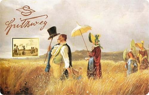 DEUTSCHER MÜNZEXPRESS Carl Spitzweg | Der Sonntagsspaziergang | Feingoldbarren | Mehrwertsteuerfrei | In Coincard | Mit Echtheitszertifikat von DEUTSCHER MÜNZEXPRESS