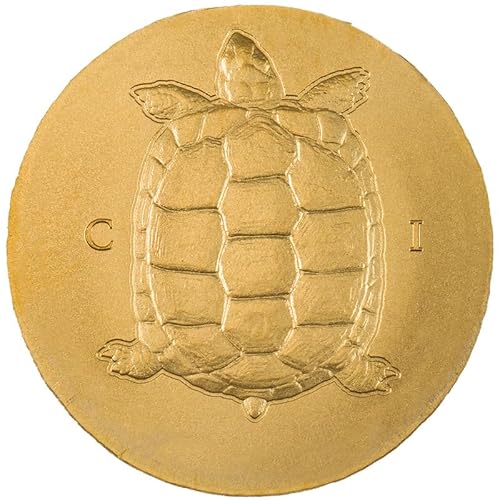 DEUTSCHER MÜNZEXPRESS Cook Islands Schildkröte | Feingold | Sammlermünze | Mehrwertsteuerfrei | Polierte Platte von DEUTSCHER MÜNZEXPRESS