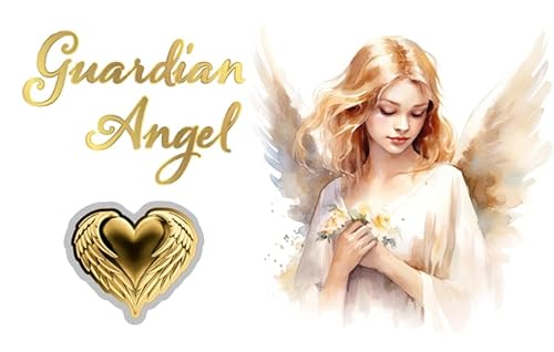 DEUTSCHER MÜNZEXPRESS Guardian Angel III (Schutzengel) | Feingoldbarren | Mehrwertsteuerfrei | In Coincard | Mit Echtheitszertifikat von DEUTSCHER MÜNZEXPRESS