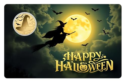 DEUTSCHER MÜNZEXPRESS Halloween Witch | Feingold | Sammlermünze | Mehrwertsteuerfrei | In Coincard | Mit Echtheitszertifikat DEUTSCHER MÜNZEXPRESS Halloween Witch | Feingold | Sammlermünze | Mehrwertsteuerfrei | In Coincard | Mit Echtheitszertifikat von DEUTSCHER MÜNZEXPRESS
