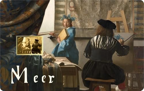 DEUTSCHER MÜNZEXPRESS Jan Vermeer | Die Malkunst | Feingoldbarren | Mehrwertsteuerfrei | In Coincard | Mit Echtheitszertifikat von DEUTSCHER MÜNZEXPRESS