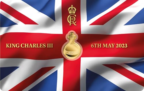 DEUTSCHER MÜNZEXPRESS Krönung König Charles III | The King's Orb | Feingold | Sammlermünze | Hohe Prägequalität | In Coincard | Mit Echtheitszertifikat von DEUTSCHER MÜNZEXPRESS