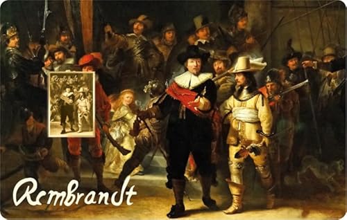 DEUTSCHER MÜNZEXPRESS Rembrandt | Die Nachtwache | Feingoldbarren | Mehrwertsteuerfrei | In Coincard | Mit Echtheitszertifikat von DEUTSCHER MÜNZEXPRESS