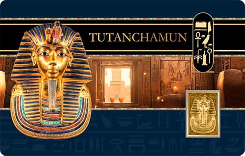 DEUTSCHER MÜNZEXPRESS Tutanchamun | Pharaohs - Pharaonen | Feingoldmünze | Mehrwertsteuerfrei | In Coincard | Mit Echtheitszertifikat von DEUTSCHER MÜNZEXPRESS