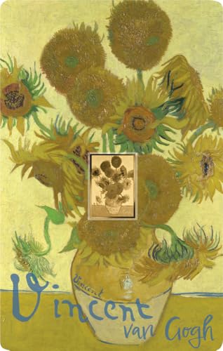 DEUTSCHER MÜNZEXPRESS Van Gogh | Fünfzehn Sonnenblumen | Feingoldbarren | Mehrwertsteuerfrei | In Coincard | Mit Echtheitszertifikat von DEUTSCHER MÜNZEXPRESS