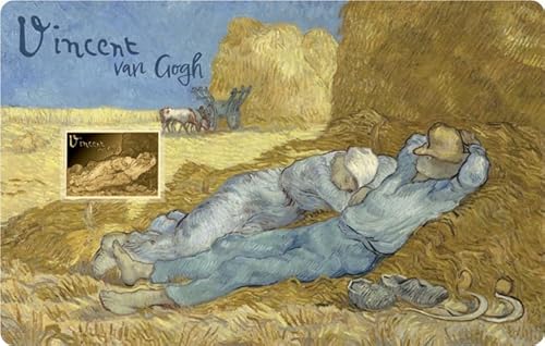 DEUTSCHER MÜNZEXPRESS Van Gogh | Mittagsruhe nach Millet | Feingoldbarren | Mehrwertsteuerfrei | In Coincard | Mit Echtheitszertifikat von DEUTSCHER MÜNZEXPRESS