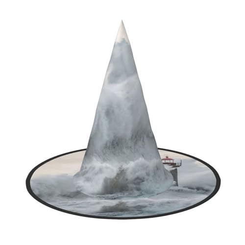 DEXNEL 1 Stück Leuchtturm im Sturm Halloween Hexenhut für Frauen Kostüm Moderne Hexen Hüte Erwachsene Hexe Zauberer Hüte DEXNEL 1 Stück Leuchtturm im Sturm Halloween Hexenhut für Frauen Kostüm Moderne Hexen Hüte Erwachsene Hexe Zauberer Hüte von DEXNEL