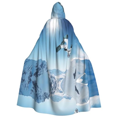 DEXNEL 150 cm Kapuzenumhang, Halloween-Cosplay-Sets, Halloween-Hexen-Cosplay-Kostüm, Erwachsenen-Kapuzenumhang, Snowboarden DEXNEL 150 cm Kapuzenumhang, Halloween-Cosplay-Sets, Halloween-Hexen-Cosplay-Kostüm, Erwachsenen-Kapuzenumhang, Snowboarden von DEXNEL