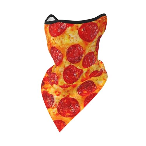 DEXNEL 3D Pizza Pepperoni Gesichtsmaske Sommer Abdeckung Schutz Sturmhaube Herren Damen für Strandaktivitäten DEXNEL 3D Pizza Pepperoni Gesichtsmaske Sommer Abdeckung Schutz Sturmhaube Herren Damen für Strandaktivitäten von DEXNEL