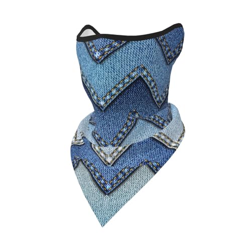 DEXNEL Blaue Denim-Gesichtsmaske, Sommerabdeckung, Schutz, Sturmhaube, für Herren und Damen, für Strandaktivitäten DEXNEL Blaue Denim-Gesichtsmaske, Sommerabdeckung, Schutz, Sturmhaube, für Herren und Damen, für Strandaktivitäten von DEXNEL