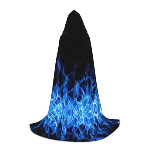 DEXNEL Blue Flame Uni Kapuzenmantel, leichter Mantel für Karneval, Cosplay, Kostüme, Party-Requisiten DEXNEL Blue Flame Uni Kapuzenmantel, leichter Mantel für Karneval, Cosplay, Kostüme, Party-Requisiten von DEXNEL