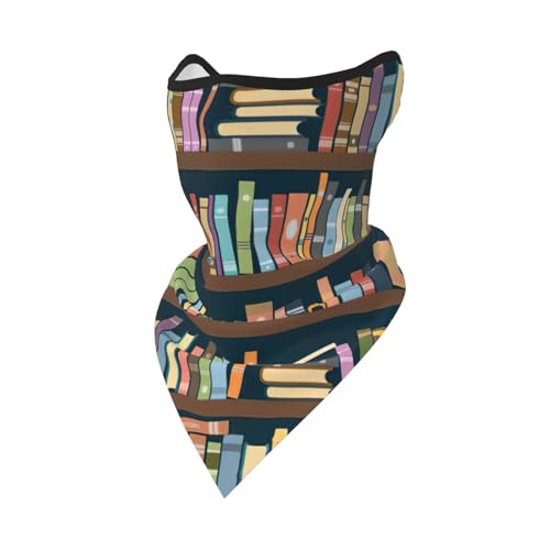 DEXNEL Cartoon Bücherregal Bücherwurm Gesichtsmaske Sommer Abdeckung Schutz Sturmhaube Herren Damen für Strandaktivitäten DEXNEL Cartoon Bücherregal Bücherwurm Gesichtsmaske Sommer Abdeckung Schutz Sturmhaube Herren Damen für Strandaktivitäten von DEXNEL