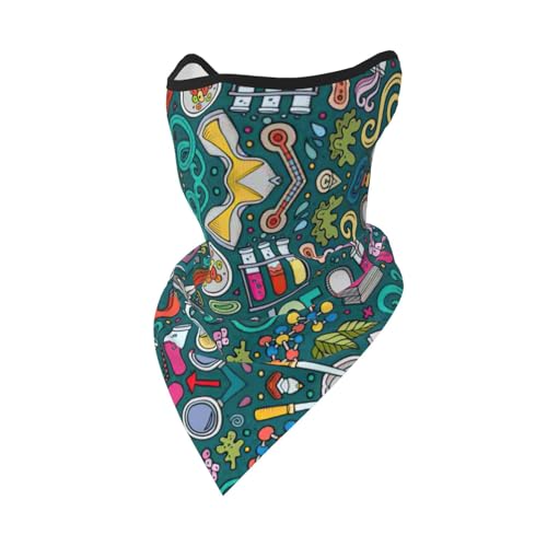 DEXNEL Cartoon Science Thema Gesichtsmaske Sommer Abdeckung Schutz Sturmhaube Herren Damen für Strandaktivitäten DEXNEL Cartoon Science Thema Gesichtsmaske Sommer Abdeckung Schutz Sturmhaube Herren Damen für Strandaktivitäten von DEXNEL