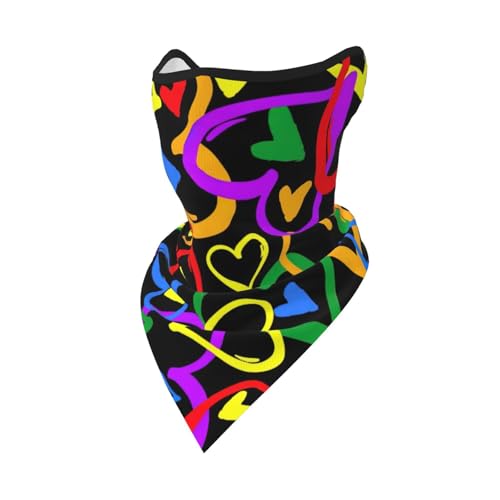 DEXNEL Gay Pride Regenbogen Gesichtsmaske Sommer Abdeckung Schutz Sturmhaube Herren Damen für Strandaktivitäten DEXNEL Gay Pride Regenbogen Gesichtsmaske Sommer Abdeckung Schutz Sturmhaube Herren Damen für Strandaktivitäten von DEXNEL