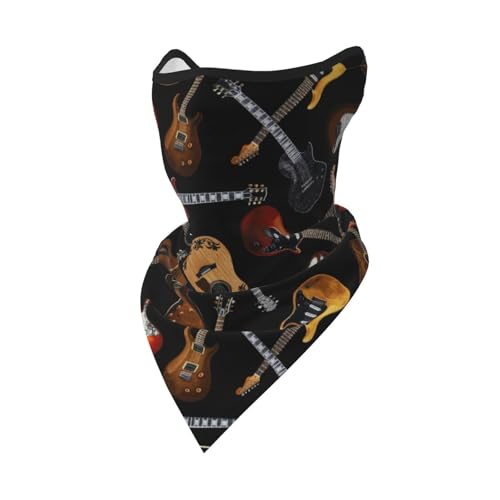 DEXNEL Gitarren Gesichtsmaske Sommer Abdeckung Schutz Sturmhaube Herren Damen für Strandaktivitäten von DEXNEL