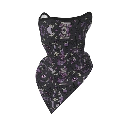 DEXNEL Lila Schwarz Goth Gruselige Gesichtsmaske Sommer Abdeckung Schutz Sturmhaube Herren Damen für Strandaktivitäten DEXNEL Lila Schwarz Goth Gruselige Gesichtsmaske Sommer Abdeckung Schutz Sturmhaube Herren Damen für Strandaktivitäten von DEXNEL