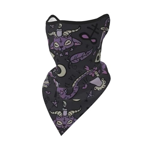 DEXNEL Lila Schwarz Goth Gruselige Gesichtsmaske Sommer Abdeckung Schutz Sturmhaube Herren Damen für Strandaktivitäten DEXNEL Lila Schwarz Goth Gruselige Gesichtsmaske Sommer Abdeckung Schutz Sturmhaube Herren Damen für Strandaktivitäten von DEXNEL