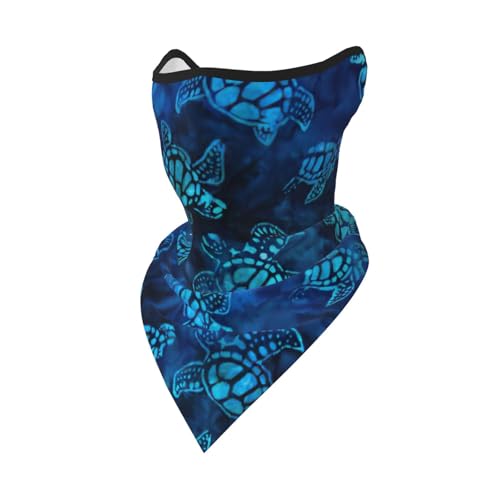 DEXNEL Meeresschildkröte Blaue Gesichtsmaske Sommer Abdeckung Schutz Sturmhaube Herren Damen für Strandaktivitäten DEXNEL Meeresschildkröte Blaue Gesichtsmaske Sommer Abdeckung Schutz Sturmhaube Herren Damen für Strandaktivitäten von DEXNEL