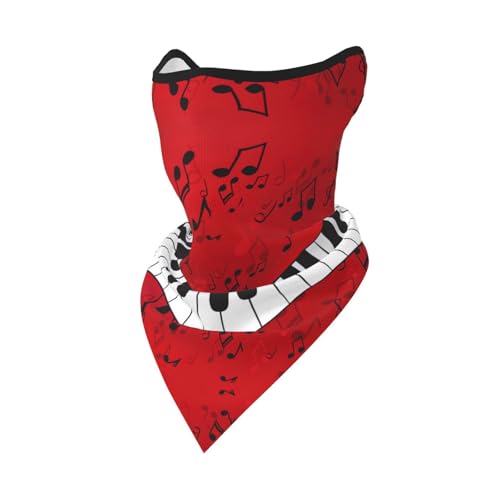 DEXNEL Musiknote, Klavier-Gesichtsmaske, Sommerabdeckung, Schutz, Sturmhaube, für Herren und Damen, für Strandaktivitäten DEXNEL Musiknote, Klavier-Gesichtsmaske, Sommerabdeckung, Schutz, Sturmhaube, für Herren und Damen, für Strandaktivitäten von DEXNEL