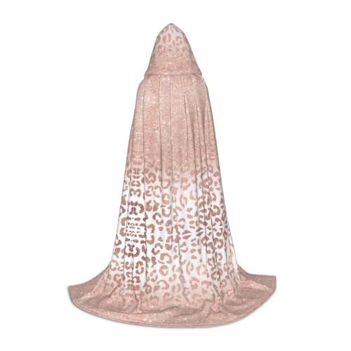 DEXNEL Rose-goldener Glitzer-Uni-Bademantel mit Kapuze, leichter Mantel für Karneval, Cosplay, Kostüme, Party-Requisiten DEXNEL Rose-goldener Glitzer-Uni-Bademantel mit Kapuze, leichter Mantel für Karneval, Cosplay, Kostüme, Party-Requisiten von DEXNEL