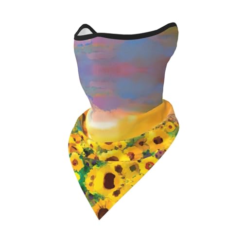 DEXNEL Schöne Sonnenblumenfeld, Sonnenuntergang, Gesichtsmaske, Sommerabdeckung, Schutz, Sturmhaube, für Herren und Damen, für Strandaktivitäten DEXNEL Schöne Sonnenblumenfeld, Sonnenuntergang, Gesichtsmaske, Sommerabdeckung, Schutz, Sturmhaube, für Herren und Damen, für Strandaktivitäten von DEXNEL