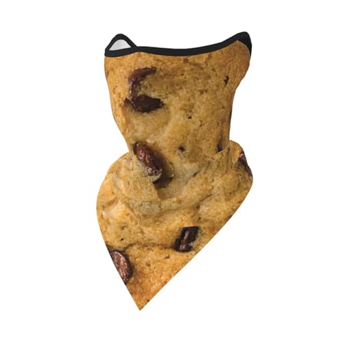 DEXNEL Schokoladenkeks-Gesichtsmaske, Sommerabdeckung, Schutz, Sturmhaube, für Herren und Damen, für Strandaktivitäten von DEXNEL