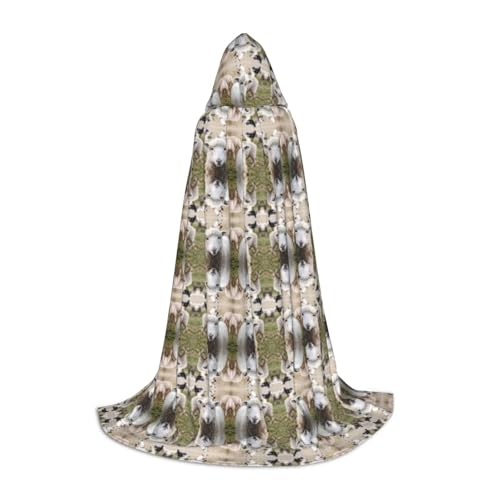 DEXNEL Süßes Schaf, Lamm, Uni, Kapuzenmantel, leichter Mantel, Umhang für Karneval, Cosplay, Kostüme, Party-Requisiten DEXNEL Süßes Schaf, Lamm, Uni, Kapuzenmantel, leichter Mantel, Umhang für Karneval, Cosplay, Kostüme, Party-Requisiten von DEXNEL